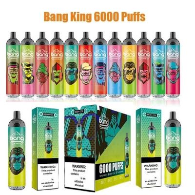 Катушка Rechargable сетки вкуса 15ml 6000puffs плода короля 6000 Vape челки устранимое