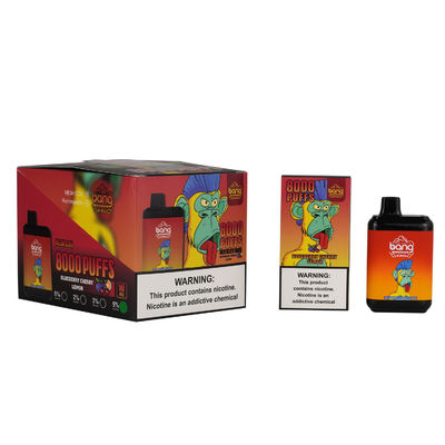 Bang King 8000 Puff Одноразовая электронная сигарета Vape Pen Аккумуляторная электронная сигарета 65 г / шт.
