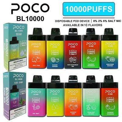 9 пушек USA Vape с 15 мл предварительно заполненной E-Liquid и 1,2-охмной сеткой катушки