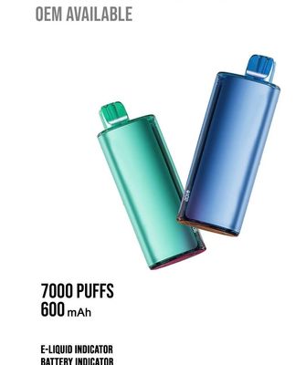 Слойки Ti7000 ODM OEM в стиле фанк плюс перезаряжаемые ручка 600mAh 17ml умная Vape