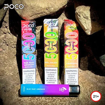 15 мл POCO HUGE 5000 пушек одноразовые электронные сигареты с функцией воздуха