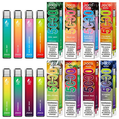 Сигареты приправленные E-соком Vape e Nic 5% устранимое POCO 5000 соли 15ml