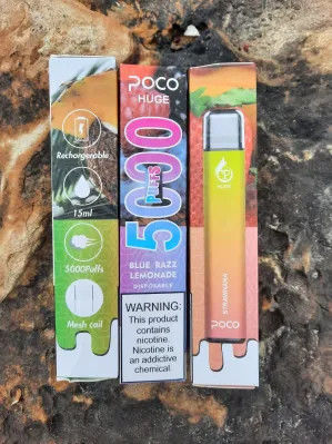 Nic 950mAh слоек 15ml 5% ручки 5000 POCO ОГРОМНЫЙ устранимый Vape