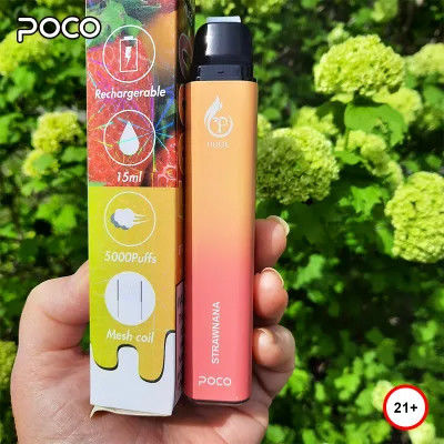 Nic 5% солит устранимую ручку 24*132mm 950mAh POCO 5000 Vape