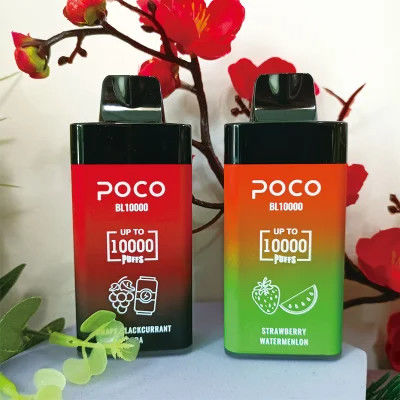 POCO BL10000 Big Puff Предварительно заполненный одноразовый вейп 20 мл 5% Nic 650 мАч Перезаряжаемый