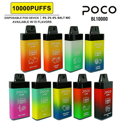 POCO 10000 пушек одноразовых вейпов 12000 пушек электронных сигарет для одноразового вейпинга