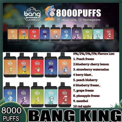 Тип c ручки 1.2ohm Vape короля 8000 кода защиты челки устранимый перезаряжаемые