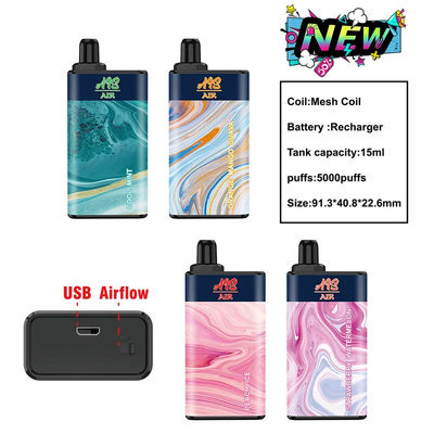 прибор 15ml слоек CBD устранимый Vape воздуха 5000 950mAh Ais