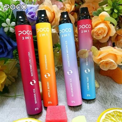 6 мл 2000 Puff Vape Puff Bar Mini POCO 2 в 1 с печатью логотипа