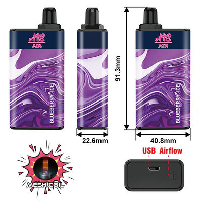 Ручка Vape слоек ВОЗДУХА 5000 AIS перезаряжаемые Pre заполнила приборы 950mAh стручка