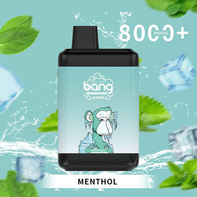 Никотина короля 8000puffs Ecig 2%3%5% челки запаса фабрики Испании пар популярного доступного перезаряжаемые