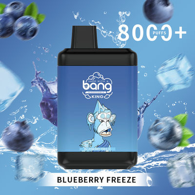 Никотина короля 8000puffs Ecig 2%3%5% челки запаса фабрики Испании пар популярного доступного перезаряжаемые