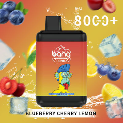 Никотина короля 8000puffs Ecig 2%3%5% челки запаса фабрики Испании пар популярного доступного перезаряжаемые