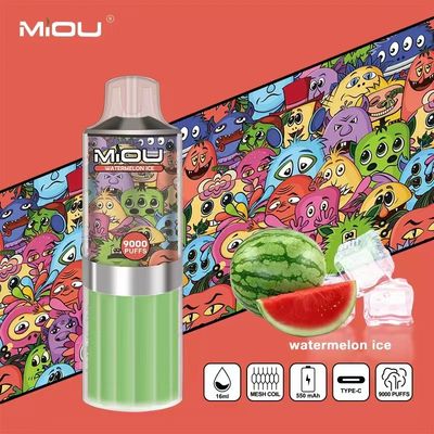 MIOU 9000 CBD одноразовое вейп-устройство 18 мл E- Liquid Prefilled Pod Vape