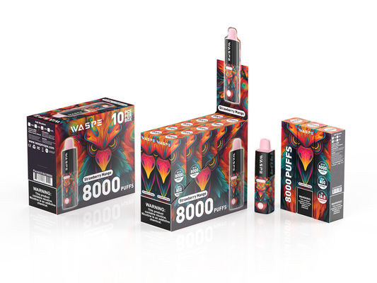 8000Puffs одноразовая электронная ручка с подзарядкой типа C без
