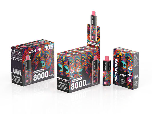 8000Puffs одноразовая электронная ручка с подзарядкой типа C без