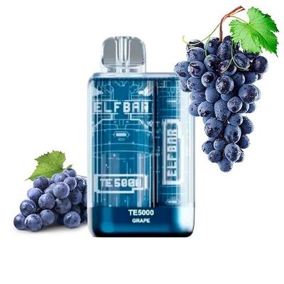 Лед устранимое Vape виноградины Vape 13.5ml OEM Te5000 5000 слоек 950mah