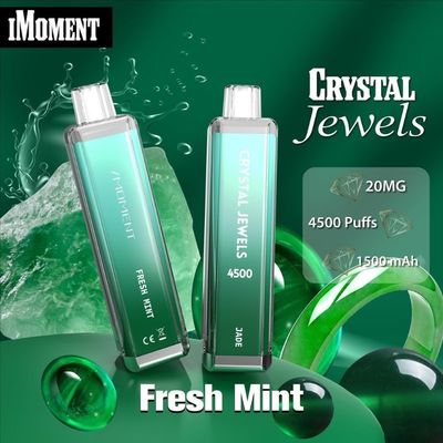 Одноразовая вейп-ручка Crystal Jewels 4500 Puffs Mesh Coil 15ml жидкая перезаряжаемая Ecig