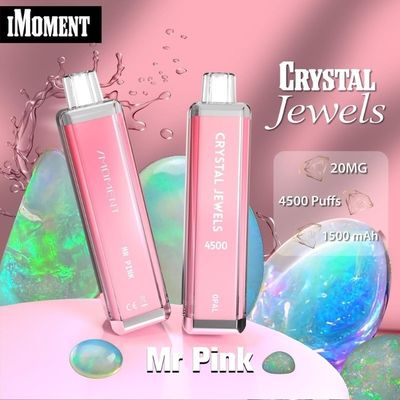 Одноразовая вейп-ручка Crystal Jewels 4500 Puffs Mesh Coil 15ml жидкая перезаряжаемая Ecig