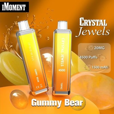 Одноразовая вейп-ручка Crystal Jewels 4500 Puffs Mesh Coil 15ml жидкая перезаряжаемая Ecig