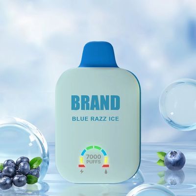70г/пк OEM Vape Smart Screen одноразовый 12мл E Juice 7000 пузырьки