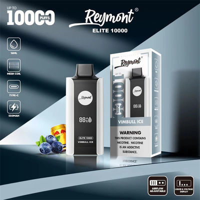 Elite 10000 Puffs одноразовый вейп 2% Ник соль предварительно заполненная устойчивость 1,2 ом сетка катушка