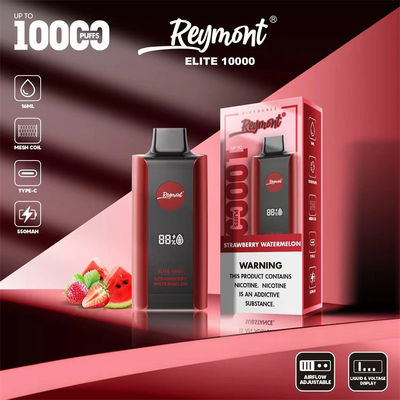 Elite 10000 Puffs Перезаряжаемое одноразовое устройство для вейпа 1.2 Ом Сопротивление сетка катушка 8 Фруктовый аромат