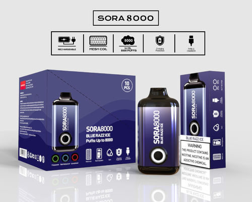 1Сигаретный испаритель Sora 8000 E с емкостью сока