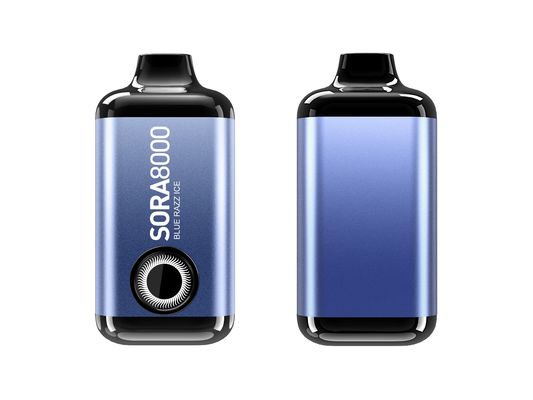 Sora 8000 650mah Type-C перезаряжаемая одноразовая вейп-ручка 14 мл 650mah