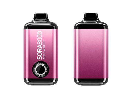 Sora 8000 650mah Type-C перезаряжаемая одноразовая вейп-ручка 14 мл 650mah