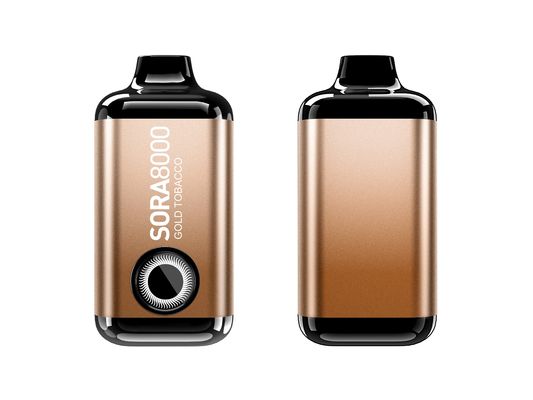 Sora 8000 Puffs Mesh Coil Презаполненный одноразовый вейп с воздушным потоком 5% Nic