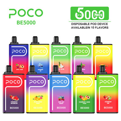 POCO BE5000 отдыхает одноразовые вейп-ручки с регулируемым воздушным потоком 1200 маха