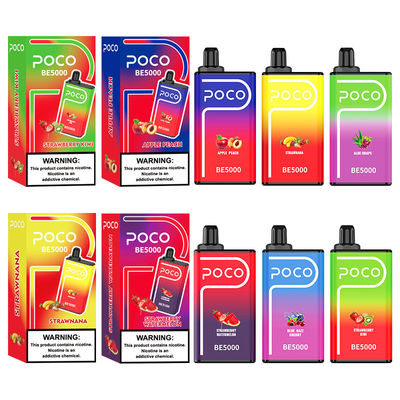 POCO BE5000 вдыхает одноразовую электронную сигарету с 0/20/30/50 мг никотиновой соли