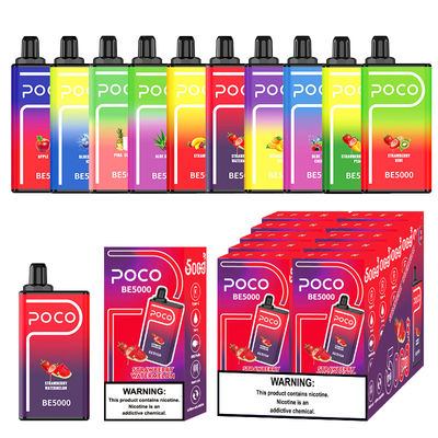 POCO BE5000 вдыхает одноразовую электронную сигарету с 0/20/30/50 мг никотиновой соли
