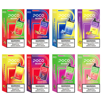 POCO BE5000 вдыхает одноразовую электронную сигарету с 0/20/30/50 мг никотиновой соли