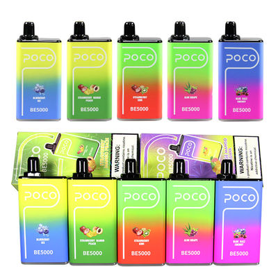 POCO BE5000 Пуфы Заранее заполненный под Вейп OEM E сигареты 5% Ник соль