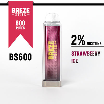 600Puffs одноразовая вейп-ручка с 2% ником для вейпинга в дисплейной коробке