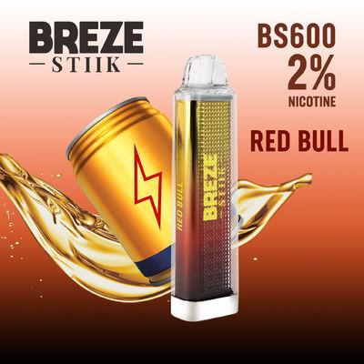 BREZE BS600 одноразовый вейп 2 мл предварительно заполненный сок 500 мАч батарея 1.4 ом катушка