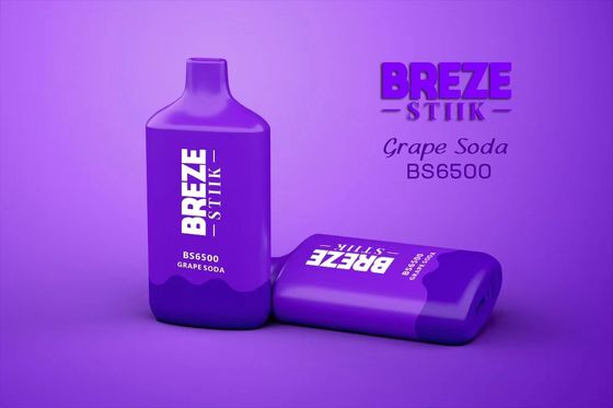 BREZE BS6500 одноразовый вейп большой пуф 15 мл предварительно заполненный сок 500 мАч батарея