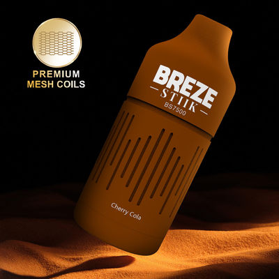BREZE STIIK BS7500 одноразовый вейп большой пуф 16 мл предварительно заполненный сок 650 мАч батарея