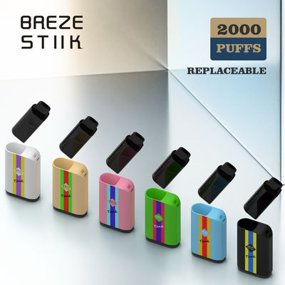 2000 Puffs Type-C зарядка POD одноразовый вейп для старше 18 лет с дизайном
