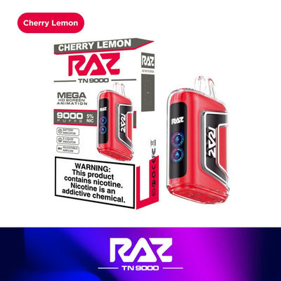 RAZ Mesh Coil OEM Vaporizer с дисплеем 9000Puffs для каналов дистрибуции OEM