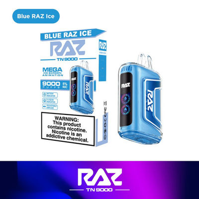 RAZ Mesh Coil OEM Vaporizer с дисплеем 9000Puffs для каналов дистрибуции OEM