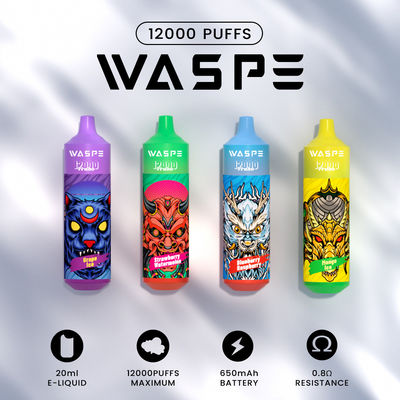 12000Puffs одноразовая электронная ручка с встроенным RGB светом