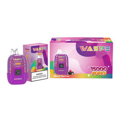 Waspe 15000Puffs с зарядным портом типа C и материалом SUS304