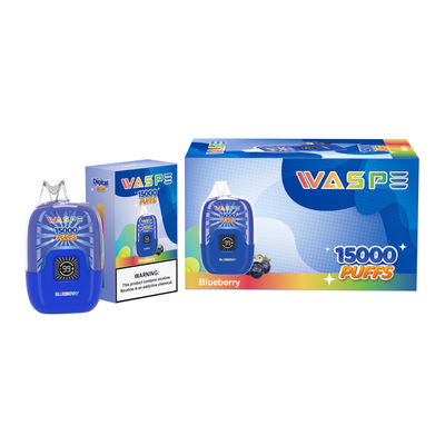 Waspe 15000Puffs с зарядным портом типа C и материалом SUS304