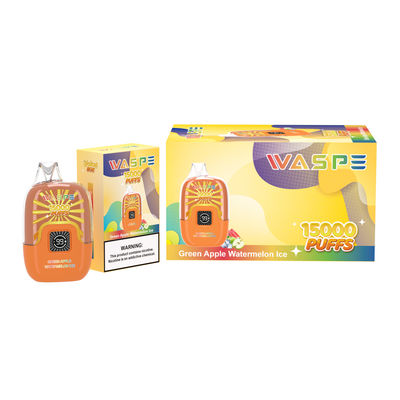 Waspe 15000Puffs с зарядным портом типа C и материалом SUS304