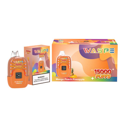 Waspe 15000 puff 20ml емкость бака Электронная сигарета для транспортировки