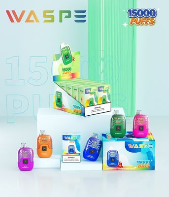 Waspe 15000 puff 20ml емкость бака Электронная сигарета для транспортировки