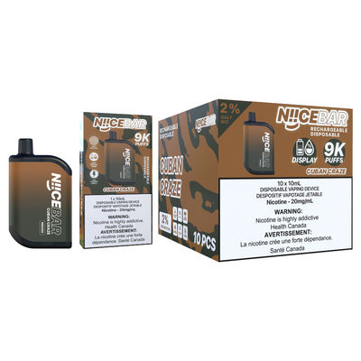 Niice Bar 9000 Puffs 14 Flavors одноразовая электронная ручка